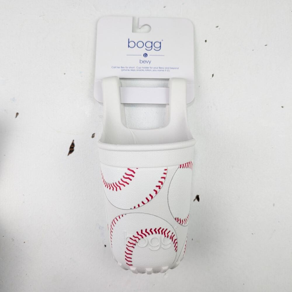 Bogg Baseball Bevy Cup Holder - White/Red